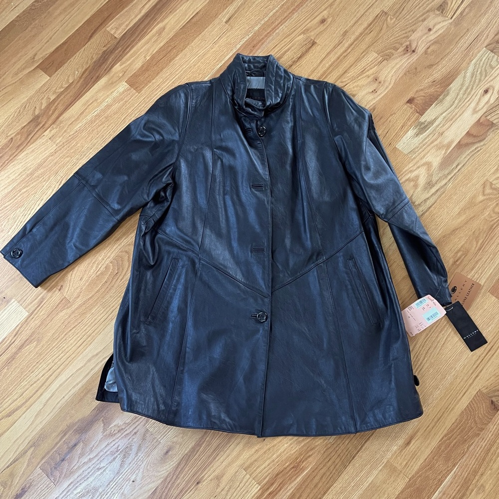 Soft Gallery Leather Coat